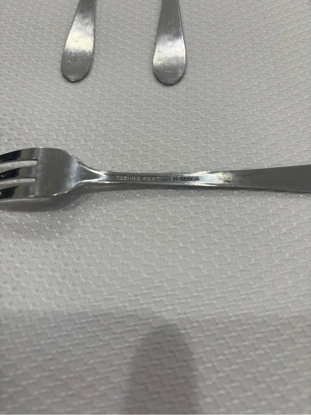 Vtg Rogers Floral Mist Stainless Steel Appetizer Forks Set of 5 Retro MCM
